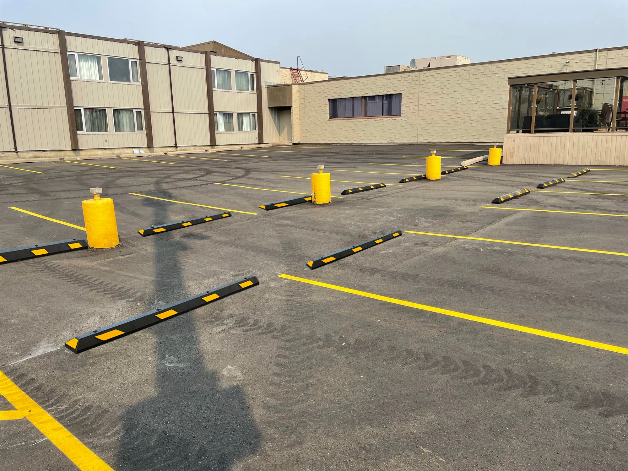 Bigfoot Rubber Paving Parking Curbs